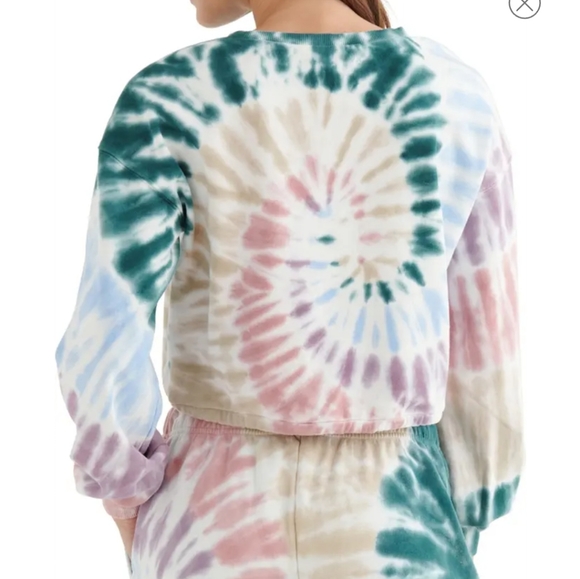 Lucky Brand Iris Tie Dye Sweatshirt Large - Picture 8 of 8
